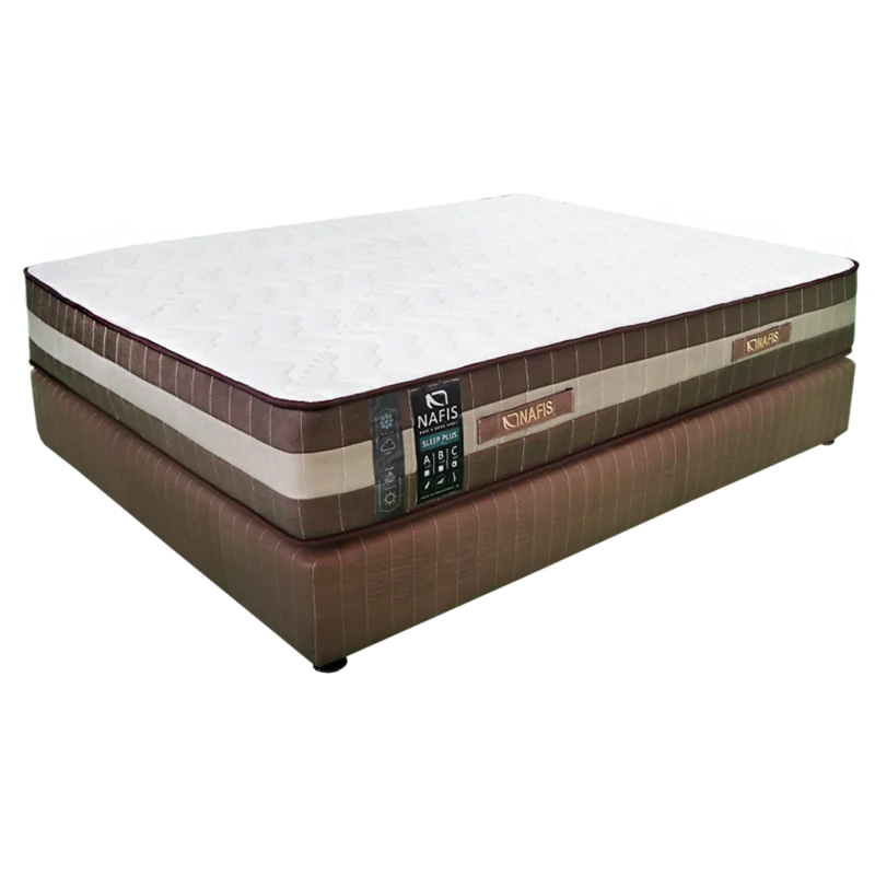تخت فلزی یک‌ نفره نفیس با رویه پارچه‌ای سایز 90*200 - Image 3