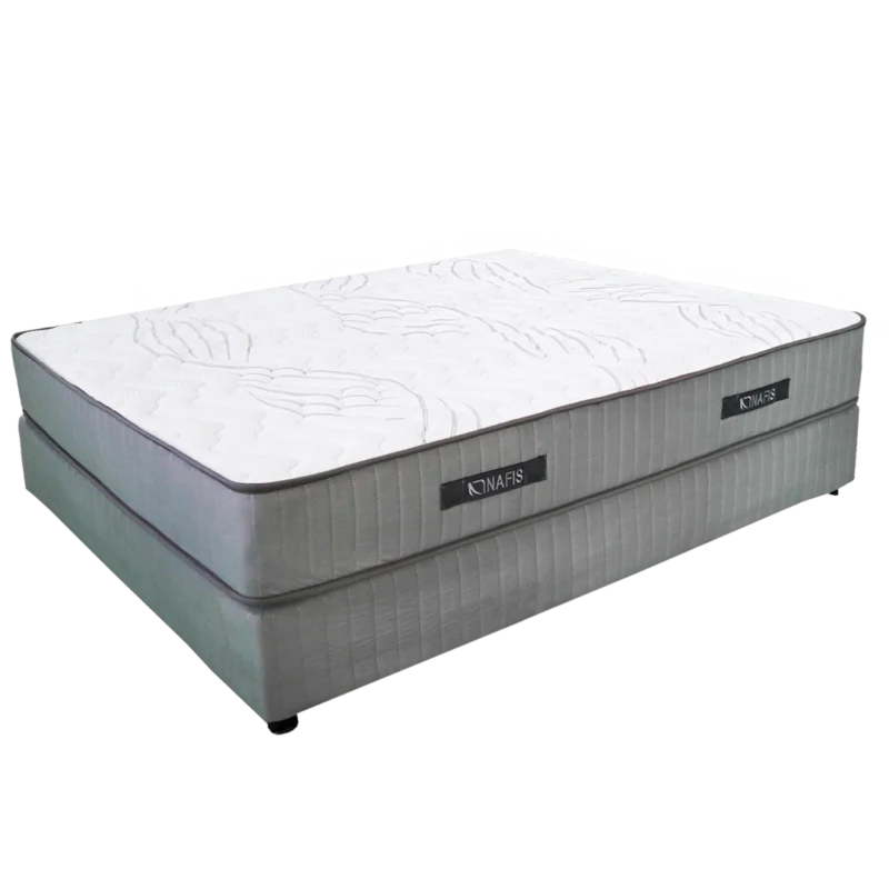 تخت فلزی یک‌ نفره نفیس با رویه پارچه‌ای سایز 90*200 - Image 5
