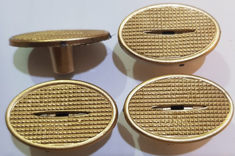 هواکش یا سوپاپ هوای تشک بیضی طلایی 4cm - Image 2