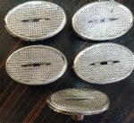 هواکش یا سوپاپ هوای تشک بیضی نقره ای  4cm - Image 2
