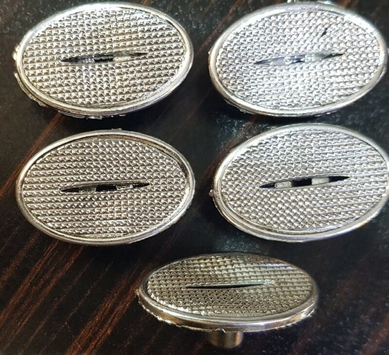 هواکش یا سوپاپ هوای تشک بیضی نقره ای  4cm - Image 2