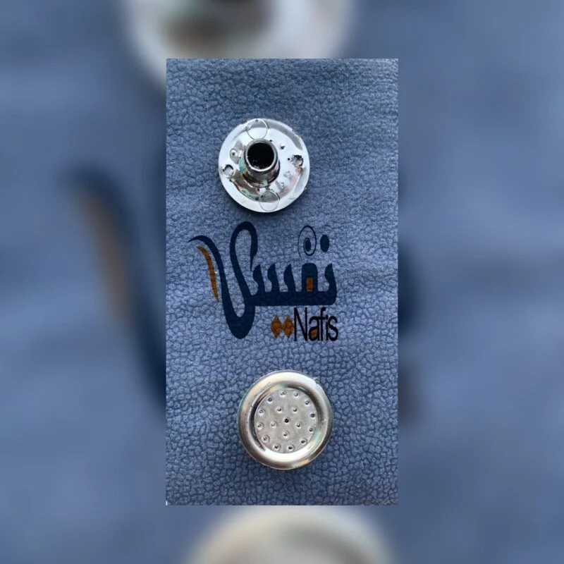 هواکش یا سوپاپ هوای تشک نقره ای 2.5cm - Image 2