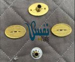 هواکش یا سوپاپ هوای تشک بیضی طلایی 4cm - Image 3