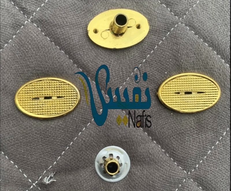 هواکش یا سوپاپ هوای تشک بیضی طلایی 4cm - Image 3