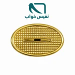 هواکش یا سوپاپ هوای تشک بیضی طلایی 4cm