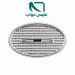 هواکش یا سوپاپ هوای تشک بیضی نقره ای  4cm