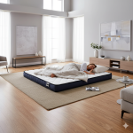 تشک دو نفره نفیس مدل تاپرپد با اسفنج ویژه  سایز 180*200 - Image 2