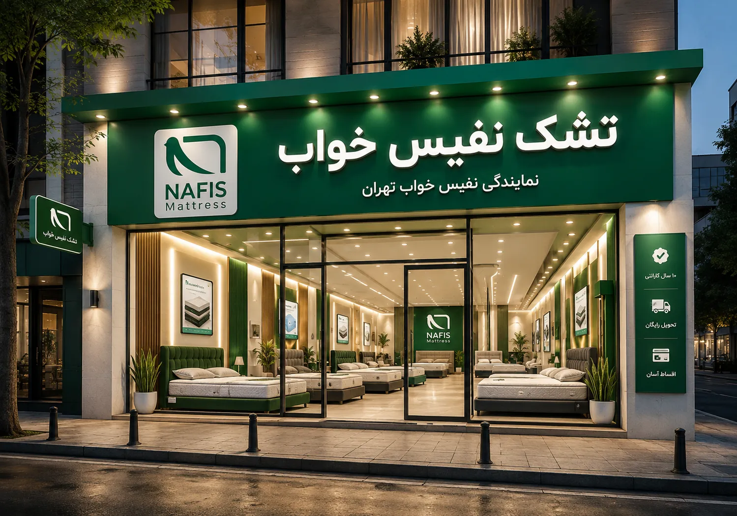 خرید تشک خوشخواب از کارخانه نفیس 1 نمایندگی نفییس خواب تهران
